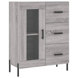 Sideboard Grey Sonoma 69.5x34x90 cm Engineered Wood 828058