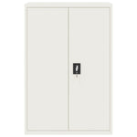 ZNTS File Cabinet White 90x40x180 cm Steel 3188313