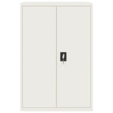 ZNTS File Cabinet White 90x40x180 cm Steel 3188313