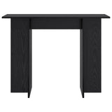 Console Table Black Oak 100 x 30 x 75 cm Engineered Wood 8001168