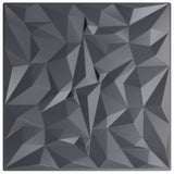 ZNTS Wall Panels 48 pcs Grey 50x50 cm XPS 12 m² Amethyst 4100053