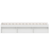 Bed Frame without Mattress White 75x190 cm Small Single Small Single 3203845
