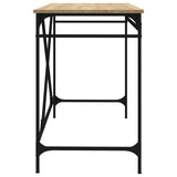 Desk Sonoma Oak 100x50x75 cm Engineered Wood and Iron 826720