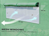 13 x 9.8ft Walk-In Polytunnel Greenhouse - Green T3398P325352