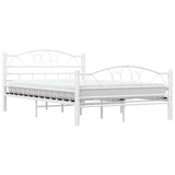 ZNTS 285302 Bed Frame White Metal 120x200 cm