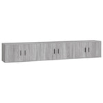 Wall-mounted TV Cabinets 3 pcs Grey Sonoma 80x34.5x40 cm 3188364