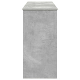 Keyboard Stand Concrete Grey 130 x 32 x 64 cm Engineered Wood 899482