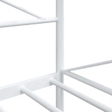 Day Bed without Mattress White 100x200 cm Steel 4104684