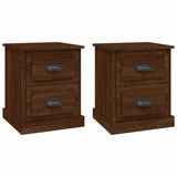 Bedside Cabinets 2 pcs Brown Oak 39x39x47.5 cm Engineered Wood 816159