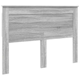Headboard with Headboard Grey Sonoma 160 cm Engineered Wood 887438