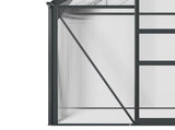 6 x 6ft Polycarbonate Greenhouse, Large Walk-In Green House with Slide Door and Window, Garden T3398P313628