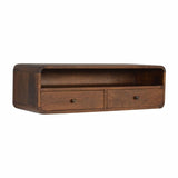 Floating Chestnut Open Console IN1229