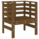Garden Chairs 2 pcs Honey Brown 61.5x53x71 cm Solid Wood Pine 825131