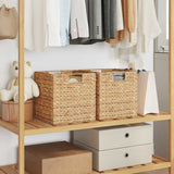 Storage Baskets 2 pcs Natural 28 x 28 x 28 cm Water hyacinth 42020139