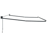 Retractable Awning Manual Anthracite 500 x 300 cm Aluminium 362030