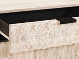 Bedside Cabinet White 50 x 33 x 60 cm Solid Mango Wood 4017872