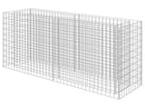 Gabion Raised Bed Galvanised Steel 180x50x100 cm 143558