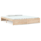 Bed Frame without Mattress Solid Wood 180x200 cm Super King Super King Size 814964