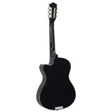 12 Piece Western Classical Guitar Set with 6 Strings Black 38" 70133