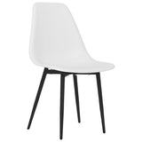 Dining Chairs 4 pcs White PP 338043