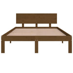 Bed Frame without Mattress Honey Brown 120x190cm Small Double 810468