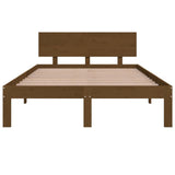 Bed Frame without Mattress Honey Brown 120x190cm Small Double 810468