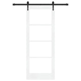 Sliding Door Manual ORKDAL White 78 x 202 cm Wood and metal 3332440