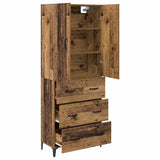 Highboard Old Wood 69.5 x 34 x 180 cm Engineered Wood 3415791