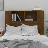Headboard Cabinet Smoked Oak Engineered wood Medium 817264