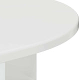 End Table High Gloss White 39.7 x 39.7 x 60 cm Engineered Wood 891134
