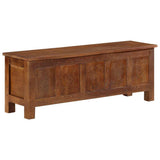 328310 Storage Box 110x30x40 cm Solid Mango Wood