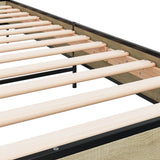 Bed Frame without Mattress Sonoma Oak 75x190 cm Small Single 845623