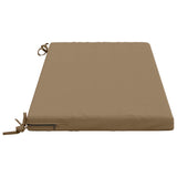 2-Piece Bench Cushions SOEST 2 pcs 100% Polyester Taupe 949307