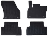 Car Mat 4 pcs Black suitable for VW TIGUAN 2016-2023 Rubber 42029076