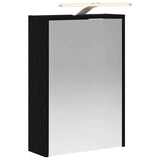 Bathroom Mirror Cabinet Black Oak 43 x 16 x 62.5 cm 889144