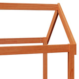 Day Bed Set 2 pcs Wax Brown Solid Pine Wood 3422768