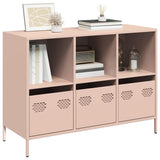 Sideboard Pink 101.5x39x73.5 cm Cold-rolled Steel 851365