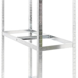 3-Layer Tire Racks 4 pcs Silver 110x40x200 cm Steel 3154235