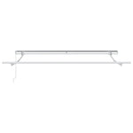 Retractable Awning Manual White 350 x 250 cm Fabric 3330357