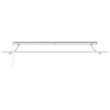 Retractable Awning Manual White 350 x 250 cm Fabric 3330357