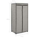 Wardrobes 2 pcs Grey 75x50x160 cm 282444