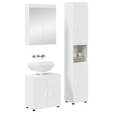 Bathroom Furniture Set TULUM 3 pcs White 60 x 34 x 63 cm 3398034