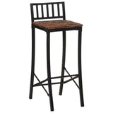 Bar Chairs 2 pcs Solid Wood Reclaimed 358944