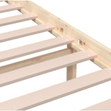 3101163 Bed Frame without Mattress Solid Wood 160x200 cm