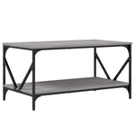 ZNTS Coffee Table Grey Sonoma 90x50x45 cm Engineered Wood 835387