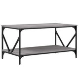 ZNTS Coffee Table Grey Sonoma 90x50x45 cm Engineered Wood 835387