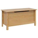 Storage Box HILL Honey Brown 90 x 40 x 45 cm Solid Pine Wood 42025031