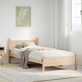 Bed Frame without Mattress 90x190 cm Single Solid Wood Pine 855612
