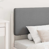Bed Frame with Upholstered Headboard Light Grey 80 x 200 cm 877943