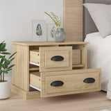 Bedside Cabinet Sonoma Oak 60x39x45 cm 816363